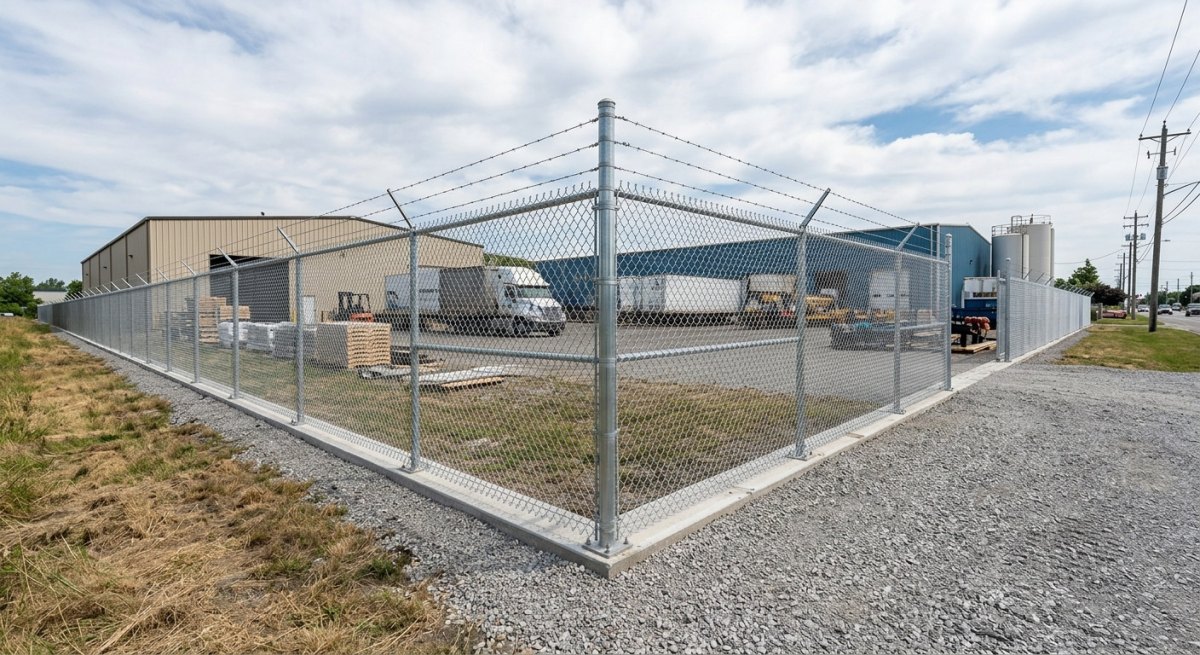 Commercial fencing support with a structured process