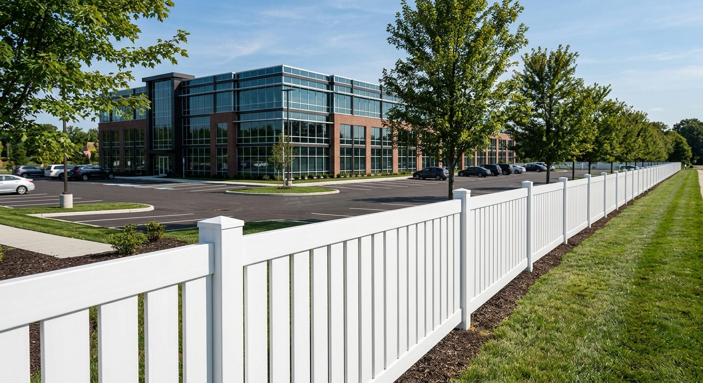 Commercial Vinyl Fence Repair