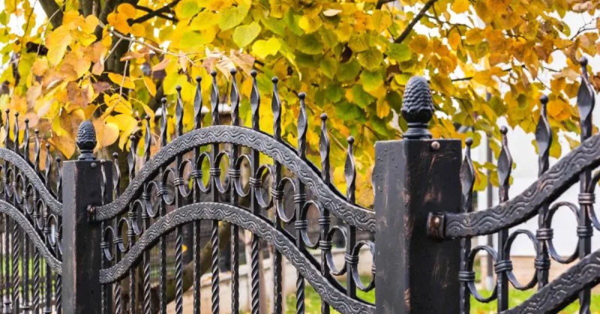 Wrought Iron Fence Installation